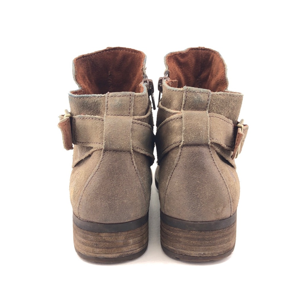 Born Jorgette Taupe Leather Ankle Boots 7.5M - Picture 6 of 15
